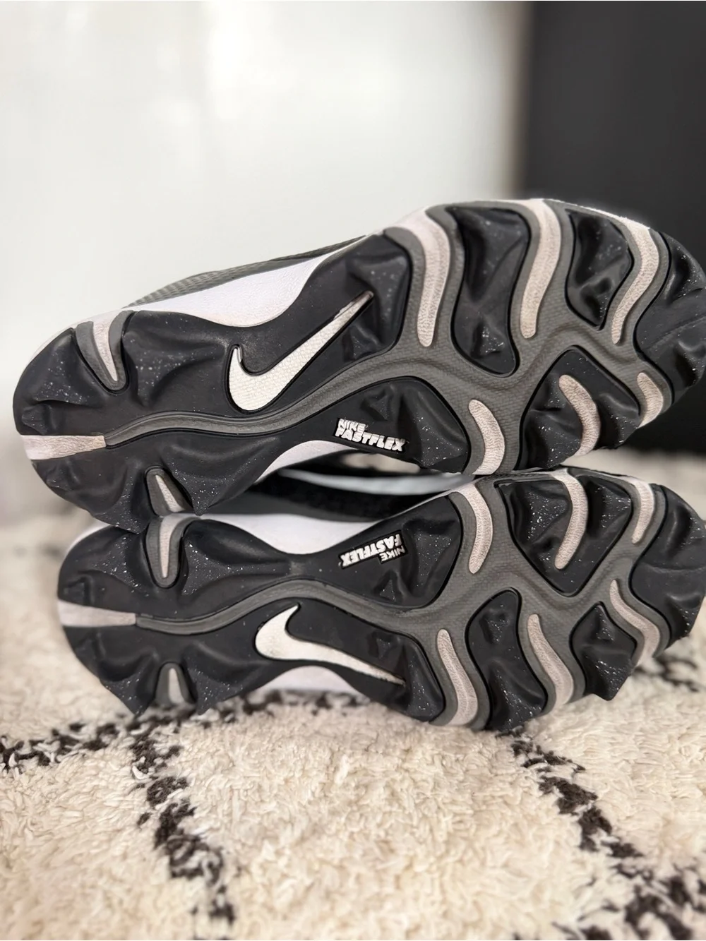 Nike Alpha Huarache 4 Keystone Baseball Cleats Youth 2.5Y Unisex Softball